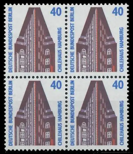 BERLIN DS SEHENSWÜRDIGKEITEN Nr 816 postfrisch VIERERBL 8F8FAA