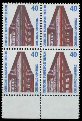 BERLIN DS SEHENSWÜRDIGKEITEN Nr 816 postfrisch VIERERBL 8F8FEA