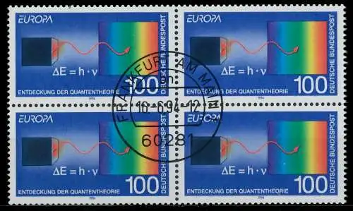 BRD BUND 1994 Nr 1733II zentrisch gestempelt VIERERBLOCK 9069FE