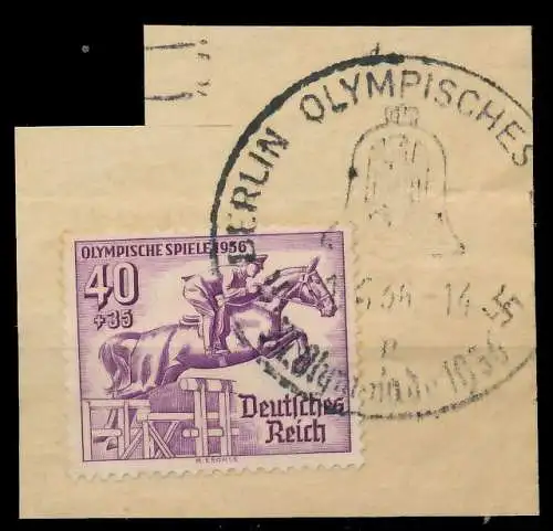 DEUTSCHES REICH 1936 Nr 616 zentrisch gestempelt Briefst³ck 906A36