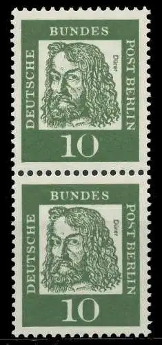 BERLIN DS BED. DEUTSCHE Nr 202 postfrisch SENKR PAAR 906C42