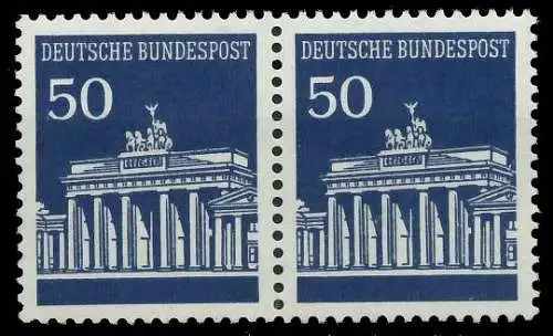 BRD DS BRANDENBURGER TOR Nr 509v postfrisch WAAGR PAAR S9825EE