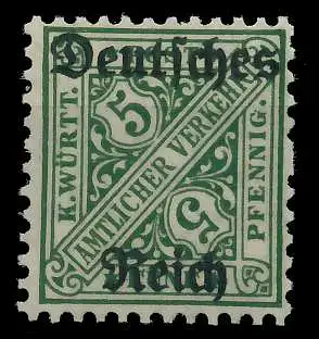 DEUTSCHES REICH DIENSTMARKEN 1920 Nr 57 postfrisch 9367C6