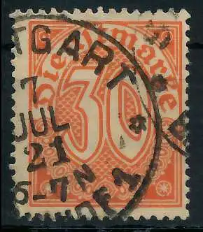 DEUTSCHES REICH DIENSTMARKEN 1920 Nr 27 gestempelt 939FBE