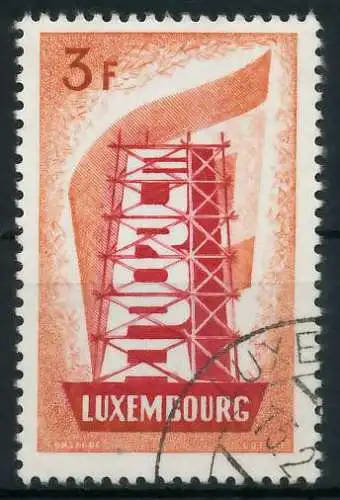 LUXEMBURG 1956 Nr 556 gestempelt 973C06