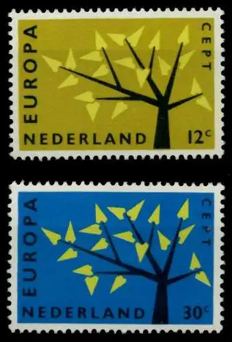 NIEDERLANDE 1962 Nr 782-783 postfrisch SA1DE02