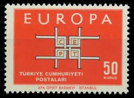 TÜRKEI 1963 Nr 1888 postfrisch SA318B2