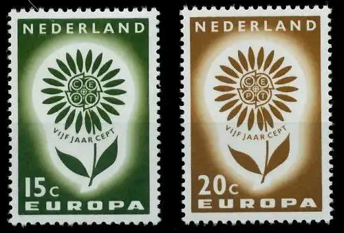 NIEDERLANDE 1964 Nr 827-828 postfrisch 9B8B8E