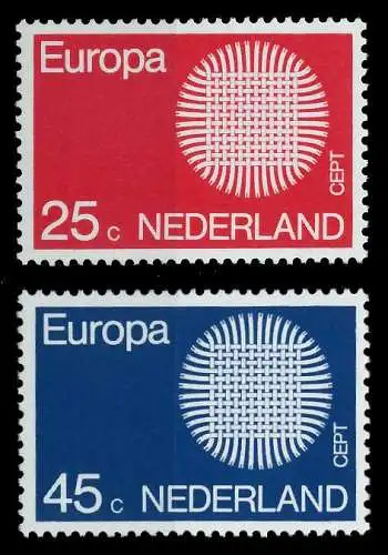 NIEDERLANDE 1970 Nr 942-943 postfrisch SA6E9C6