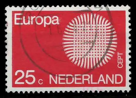 NIEDERLANDE 1970 Nr 942 gestempelt FFC0AE