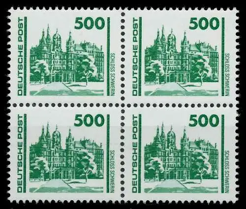 DDR DS BAUWERKE DENKMÄLER Nr 3352 postfrisch VIERERBLOC SAA2316