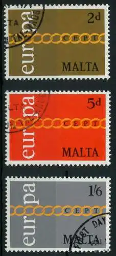 MALTA 1971 Nr 422-424 gestempelt 02C7EA