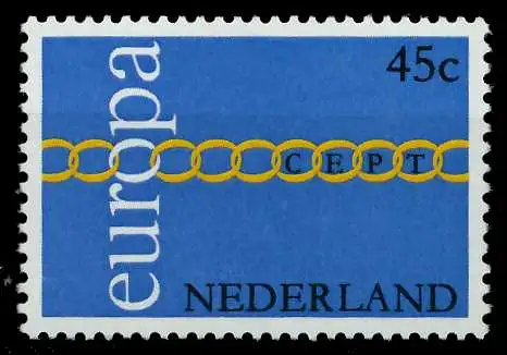 NIEDERLANDE 1971 Nr 964 postfrisch SAAA96A