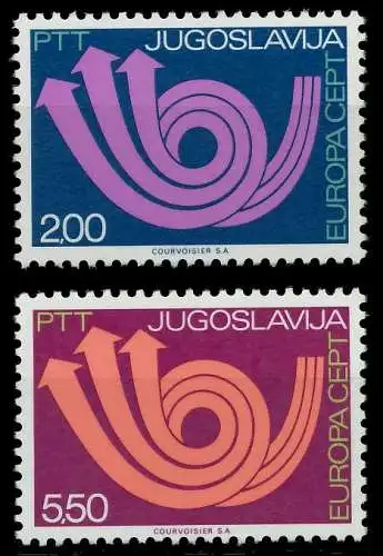 JUGOSLAWIEN 1973 Nr 1507-1508 postfrisch SAC2E0E