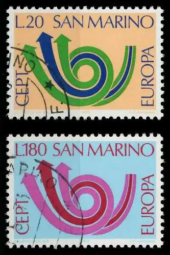 SAN MARINO 1973 Nr 1029-1030 gestempelt 0406E6