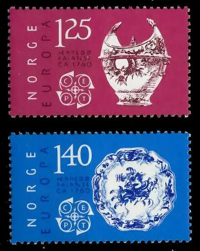 NORWEGEN 1976 Nr 724-725 postfrisch SAC6FCE