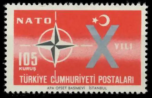 TÜRKEI 1962 Nr 1831 postfrisch SAE4516