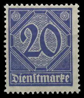 DEUTSCHES REICH DIENSTMARKEN 1920 Nr 26 postfrisch 063F8A