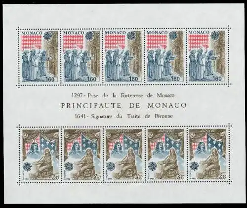 MONACO Block 19 postfrisch 071782