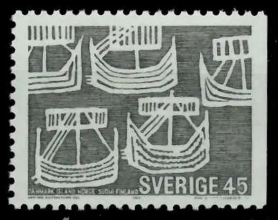 SCHWEDEN 1969 Nr 629Dr postfrisch SB0430A