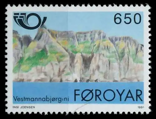 FÄRÖER 1991 Nr 220 postfrisch SB0E94E