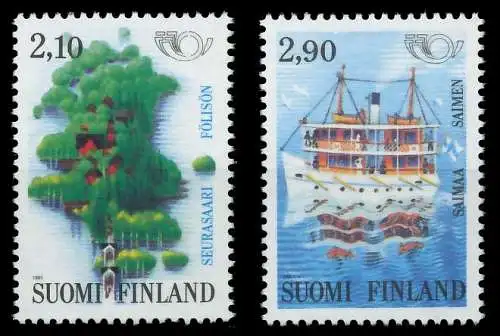 FINNLAND 1991 Nr 1142-1143 postfrisch SB0E972