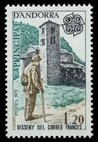 ANDORRA (FRANZ. POST) 1979 Nr 297 postfrisch SB14B9A