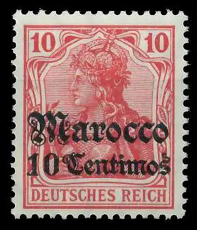 DEUTSCHE AUSLANDSPOSTÄMTER MAROKKO Nr 36 postfrisch 09AD8A