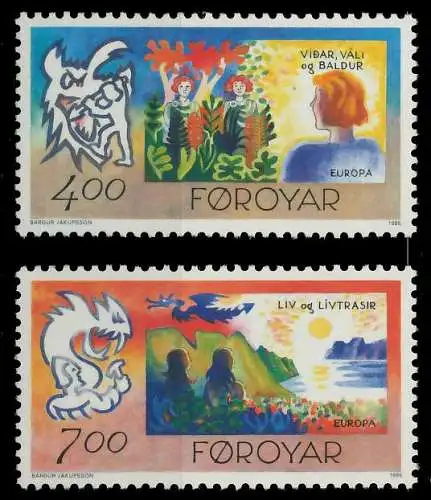 FÄRÖER 1995 Nr 278-279 postfrisch 0A9C8E