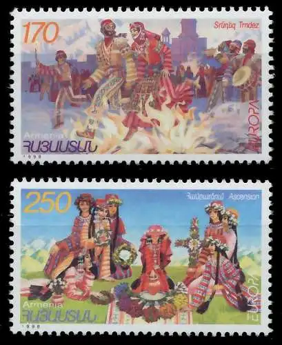 ARMENIEN 1998 Nr 335-336 postfrisch 0B4A0E