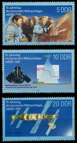 DDR 1988 Nr 3170-3172 postfrisch SB74B8E