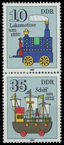 DDR ZUSAMMENDRUCK Nr SZd226 postfrisch SENKR PAAR SBF976E