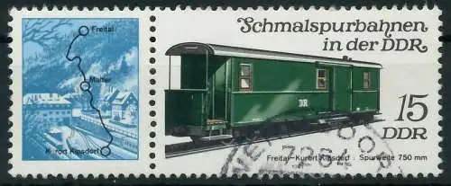 DDR ZUSAMMENDRUCK Nr WZd507 gestempelt WAAGR PAAR ECKE-O 158C7A