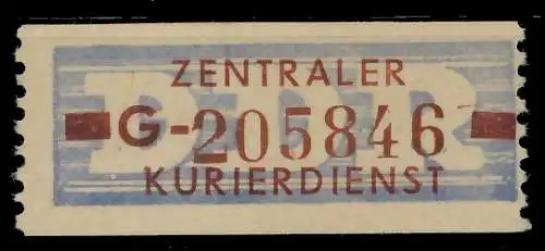 DDR DIENST WERTSTREIFEN Nr 20G postfrisch 1CDA8A