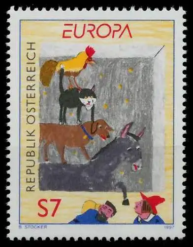 ÖSTERREICH 1997 Nr 2221 postfrisch SD19CA2