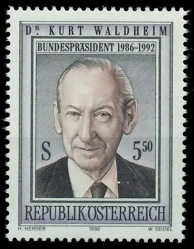 ÖSTERREICH 1992 Nr 2072 postfrisch SD32BFA