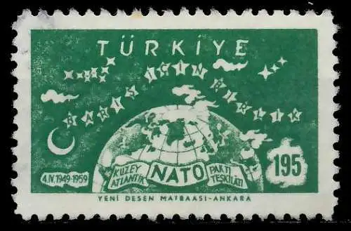 TÜRKEI 1959 Nr 1622 gestempelt 05FC0A