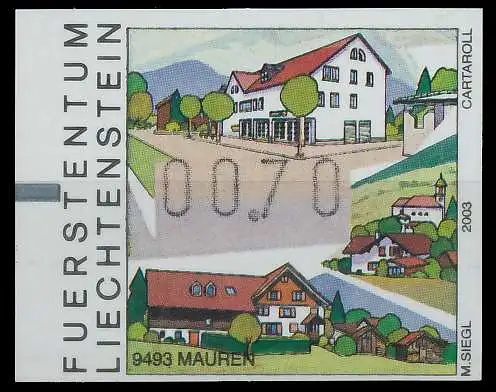 LIECHTENSTEIN AUTOMATENMARKEN Nr 19-070 postfrisch 284D4E