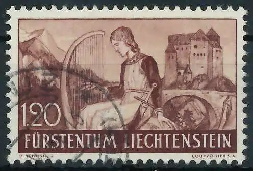 LIECHTENSTEIN 1937 Nr 168 gestempelt 28DFE6