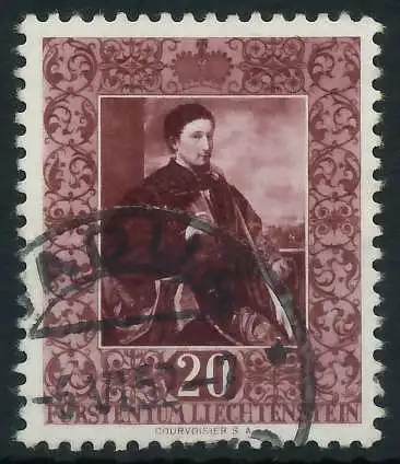 LIECHTENSTEIN 1952 Nr 306 gestempelt 28DFF2