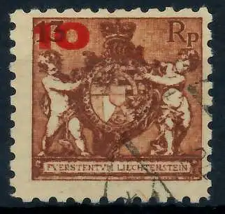 LIECHTENSTEIN 1924 Nr 62A gestempelt 28E10A