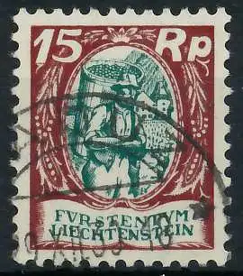 LIECHTENSTEIN 1925 Nr 69 gestempelt 28E176