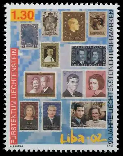 LIECHTENSTEIN 2002 Nr 1298 postfrisch 28E502