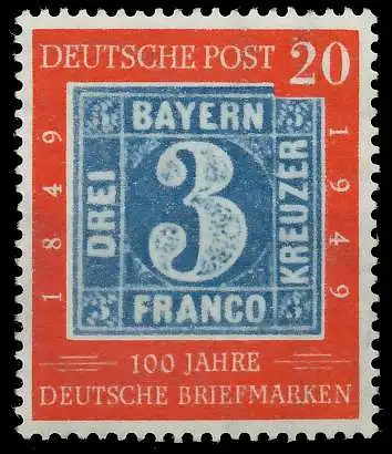 BRD BUND 1949 Nr 114 postfrisch 3024EA