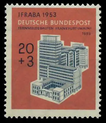 BRD BUND 1953 Nr 172 postfrisch 3025F2