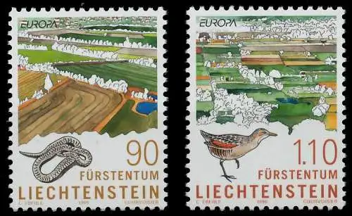 LIECHTENSTEIN 1999 Nr 1190-1191 postfrisch SEE1A0E