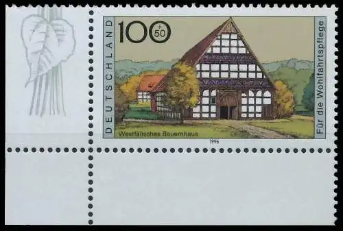 BRD BUND 1996 Nr 1886 postfrisch ECKE-ULI 3DA182