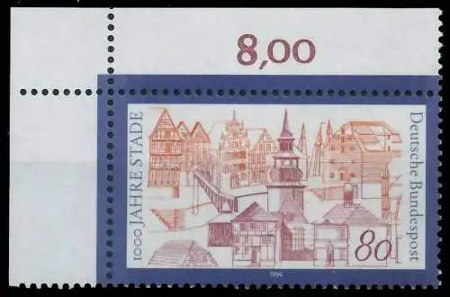 BRD BUND 1994 Nr 1709 postfrisch ECKE-OLI 3E003E