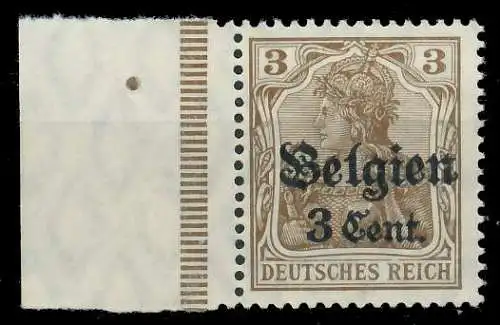 BES. 1WK LANDESPOST BELGIEN Nr 11aI postfrisch SRA gepr 41E832