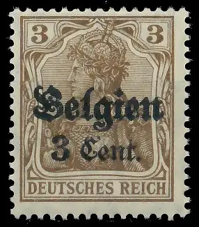 BES. 1WK LANDESPOST BELGIEN Nr 11aIII postfrisch 41E846